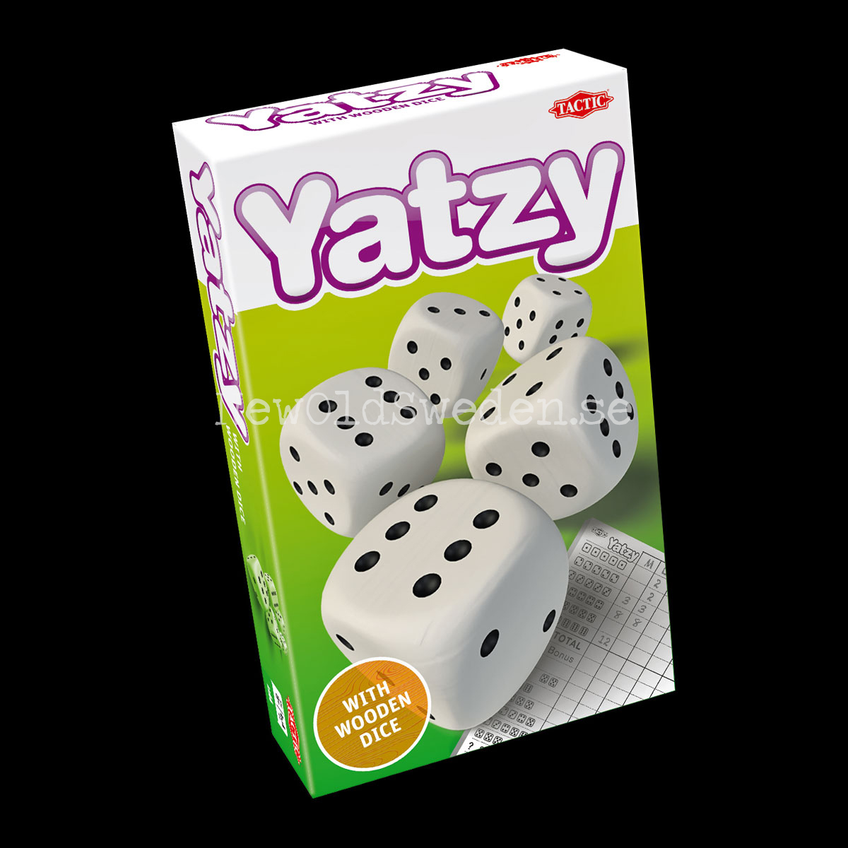 YATZY med trä tärningar - TACTIC