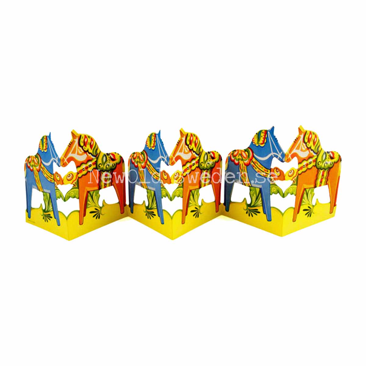 Pappersrader Dalahäst Stor - 69 x 15.5 cm - R08 - 4