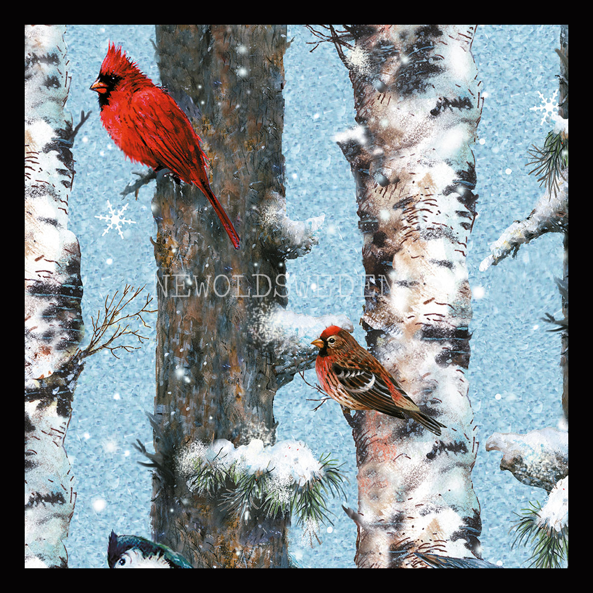 Christmas Birds 1000 Puzzel - 68 x 48 cm - Bob Giordano - PIATNIK - 4