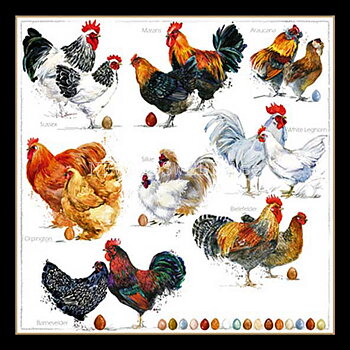 Servetter POULETS Påsk Servett 20-pack 33 x 33 cm