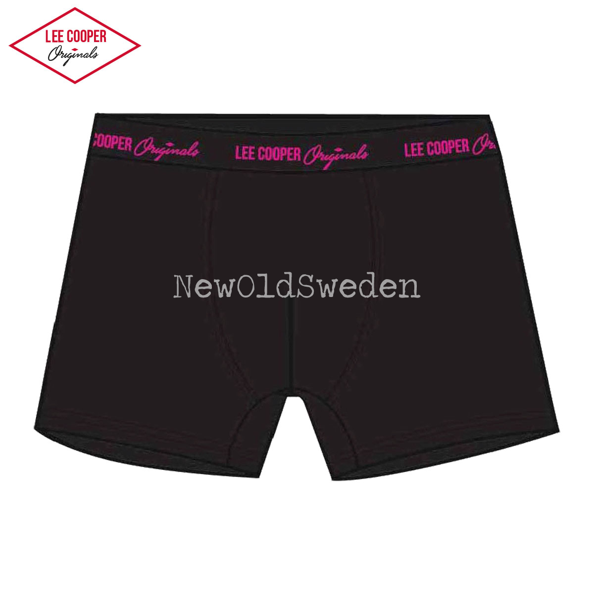 Boxer XX-LARGE Svart/Fushia Lee Cooper Originals - 2000