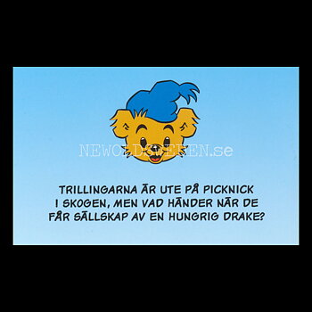 TRILLINGARNA OCH DEN HUNGRIGA DRAKEN - BAMSE MINIBÖCKER - MB210