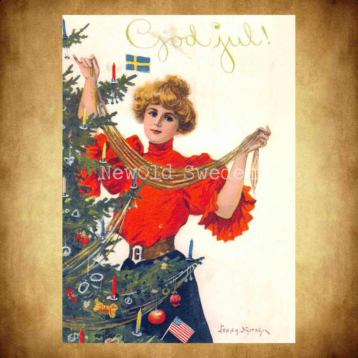 God Jul - Jenny Nyström - 850 - 2