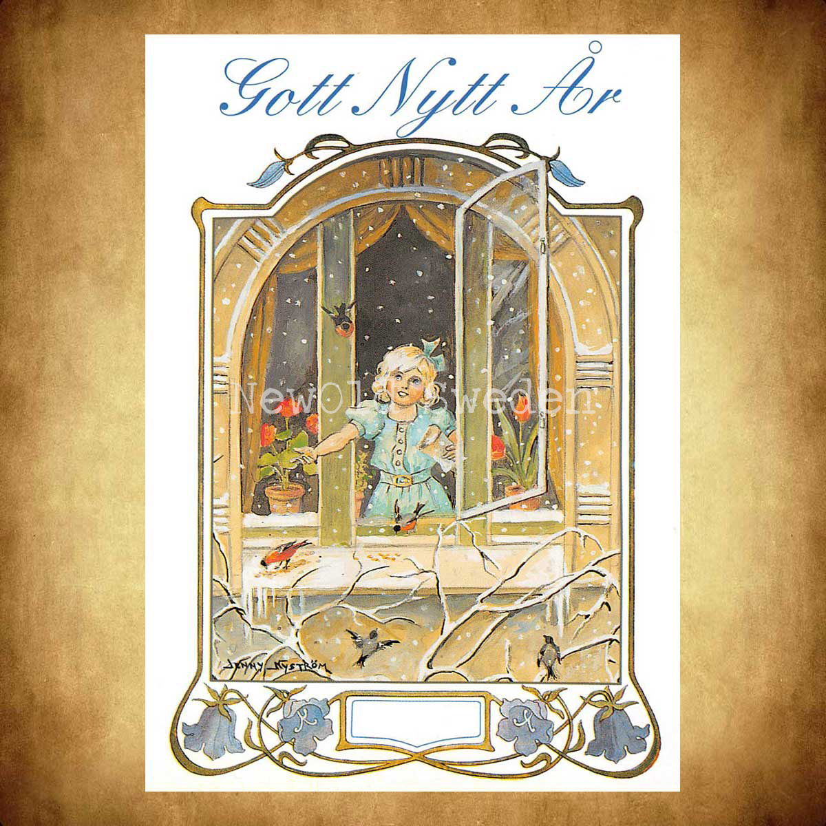 Gott Nytt År - Jenny Nyström - 850 - 2