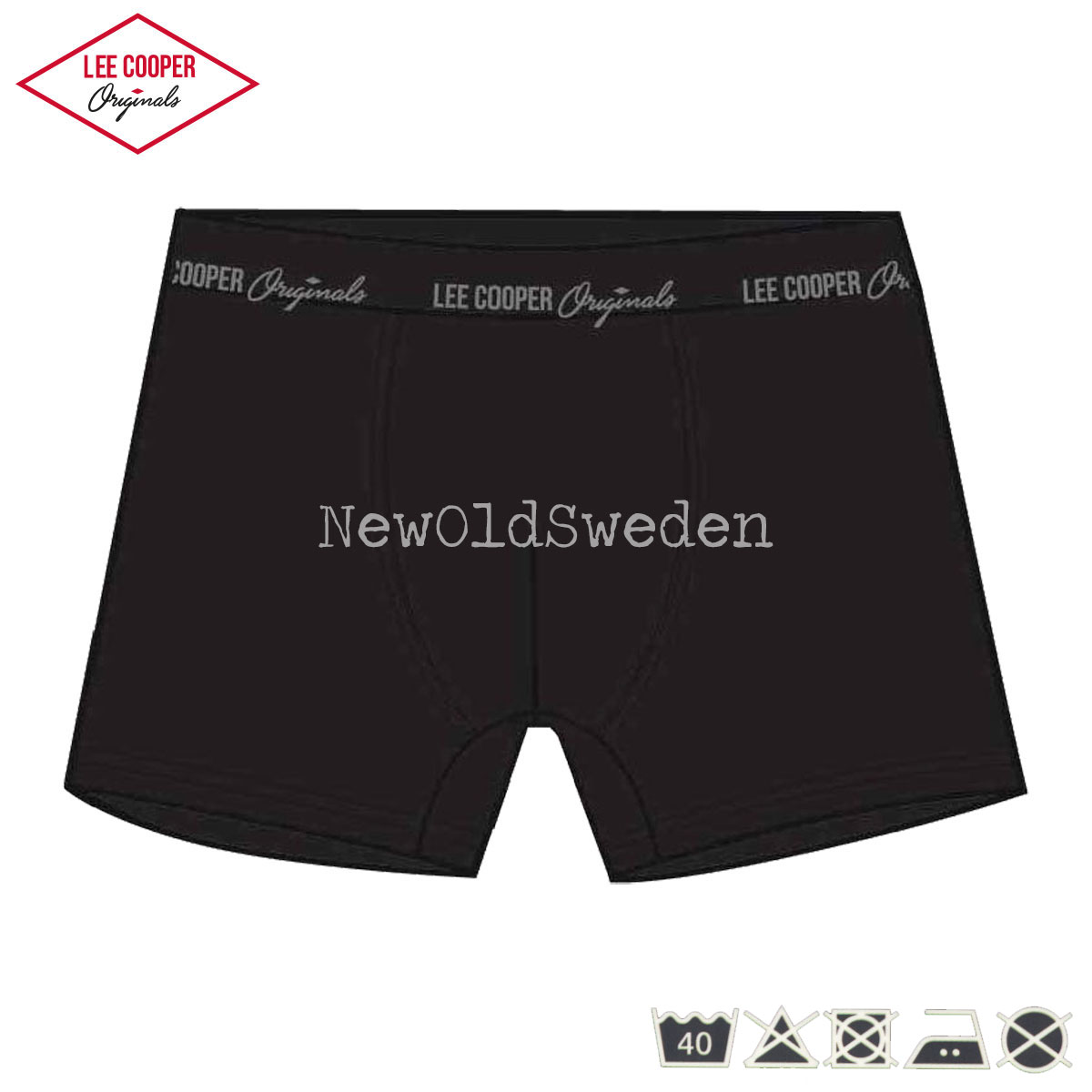Boxer XX-LARGE Svart/Grå Lee Cooper Originals - 2000 - 2