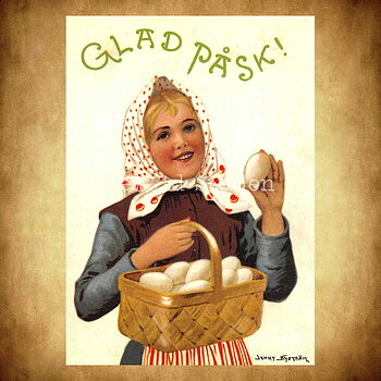 Glad Påsk - Jenny Nyström - 950