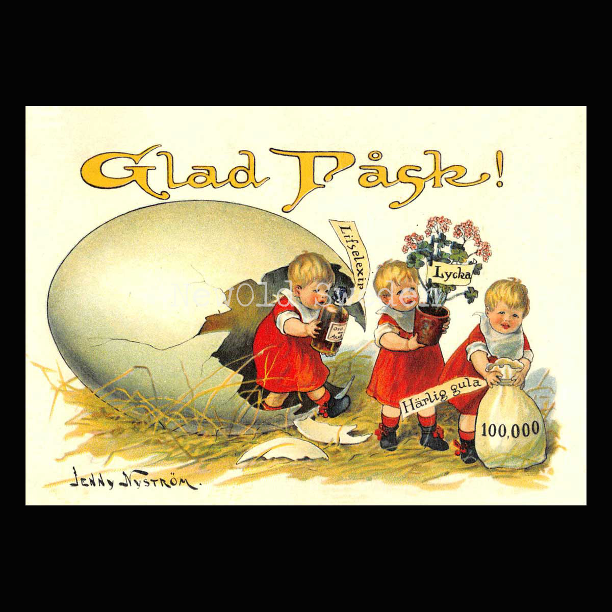 Glad Påsk - Jenny Nyström - 950