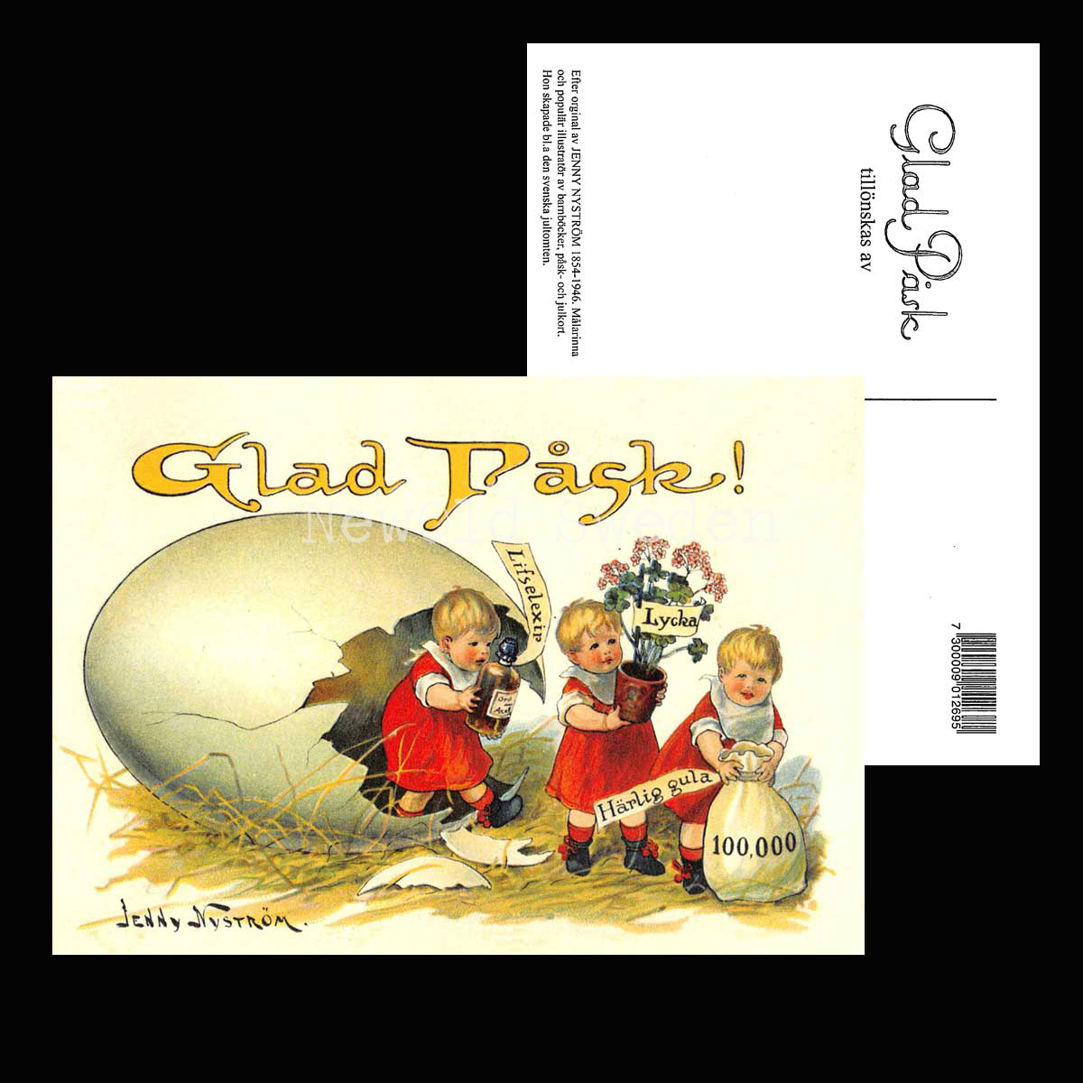 Glad Påsk - Jenny Nyström - 950 - 3
