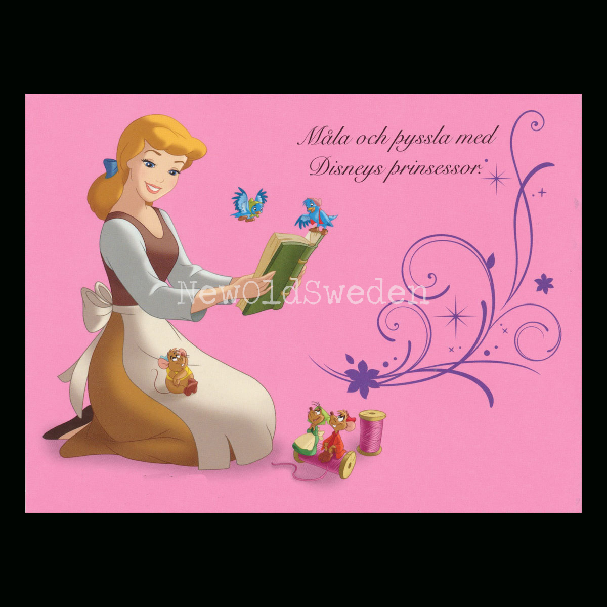 PRINSESSOR - MÅLA OCH PYSSLA - DISNEY - MB212 - 2