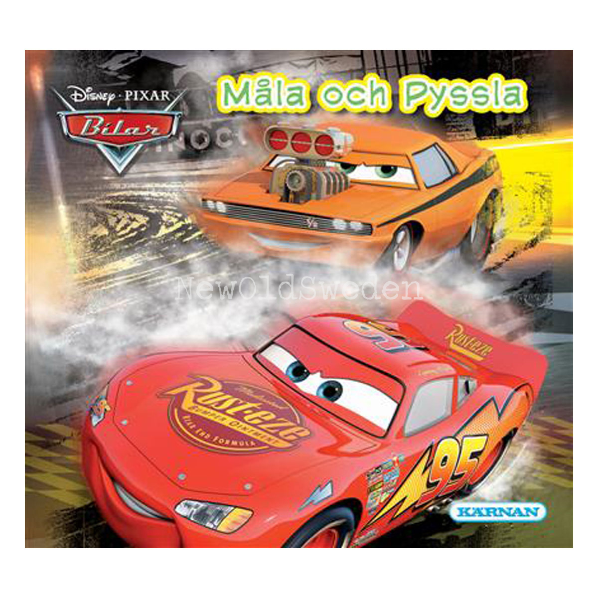 BILAR CARS PIXAR  - MÅLA OCH PYSSLA - DISNEY - MB212 - 3
