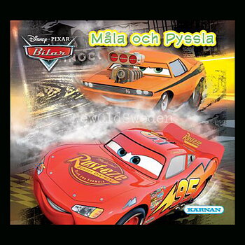BILAR CARS PIXAR  - MÅLA OCH PYSSLA - DISNEY - MB212