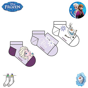 Sneakers 3-pack Frozen Disney Stl. 31/34 - Originals - 2050