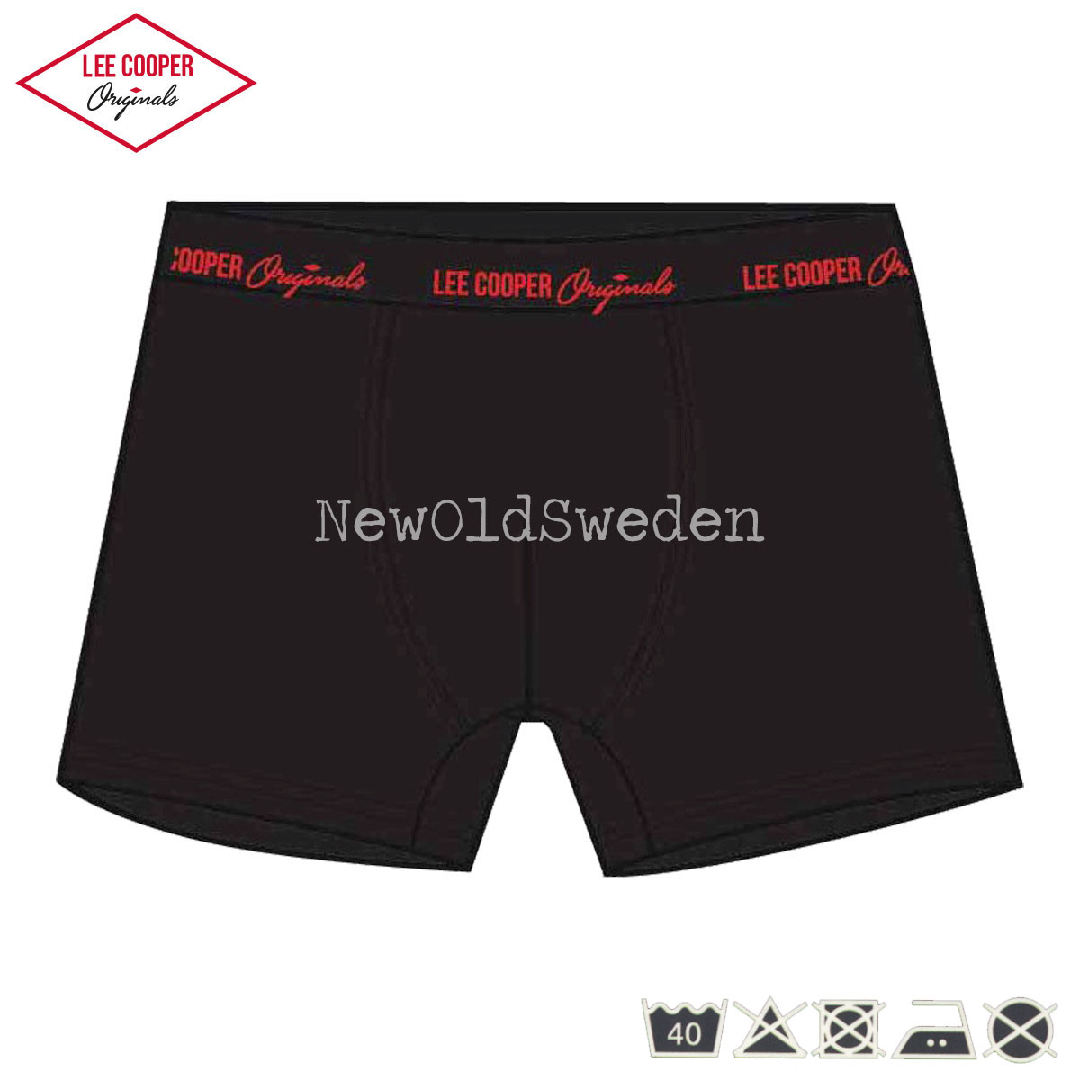 Boxer 1-pack - Stl. XX-Large - Svart/Röd Lee Cooper Originals - 2000 - 2