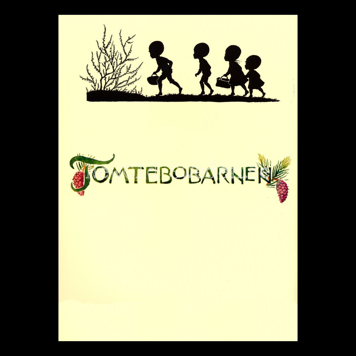 VILL DU MÅLA? TOMTEBOBARRNEN - ELSA BESKOW - S11 - 3