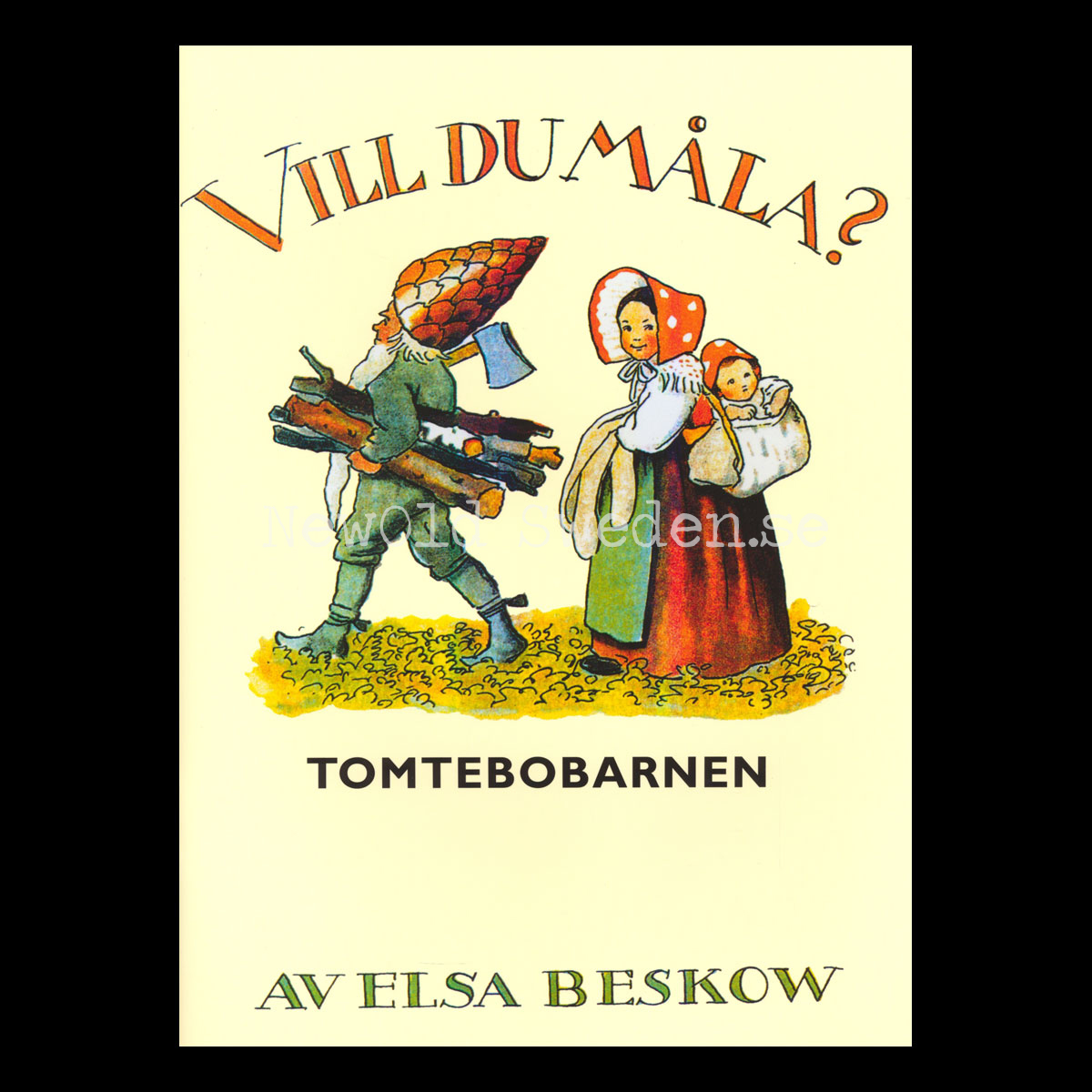 VILL DU MÅLA? TOMTEBOBARRNEN - ELSA BESKOW - S11