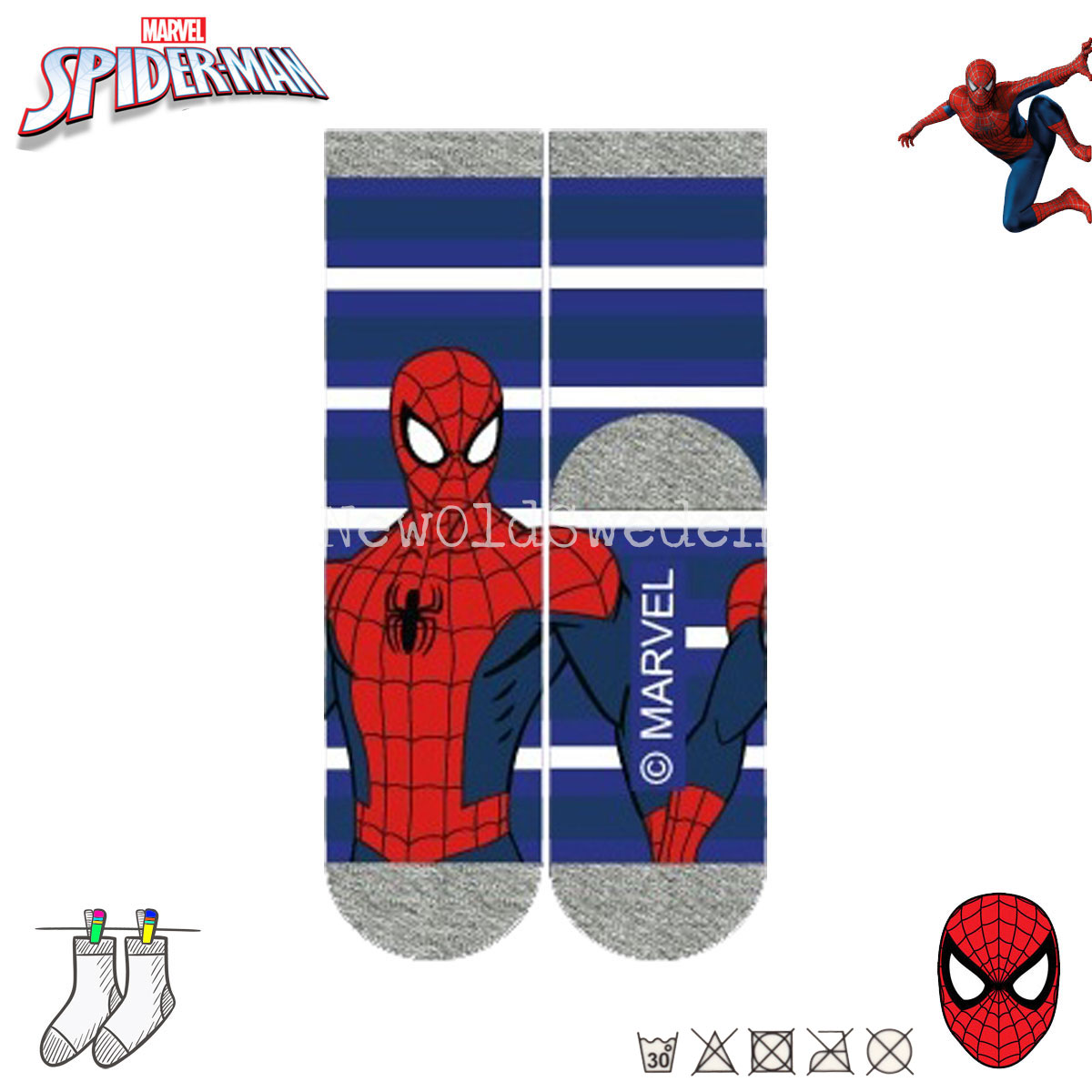 Socka Spiderman Stl. 27/30 Originals -  5606 - 2