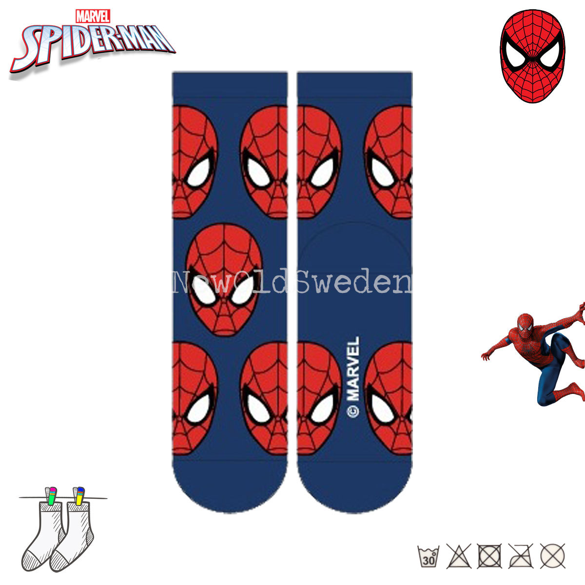 Socka Spiderman Stl. 27/30 Originals  - 5606 - 2