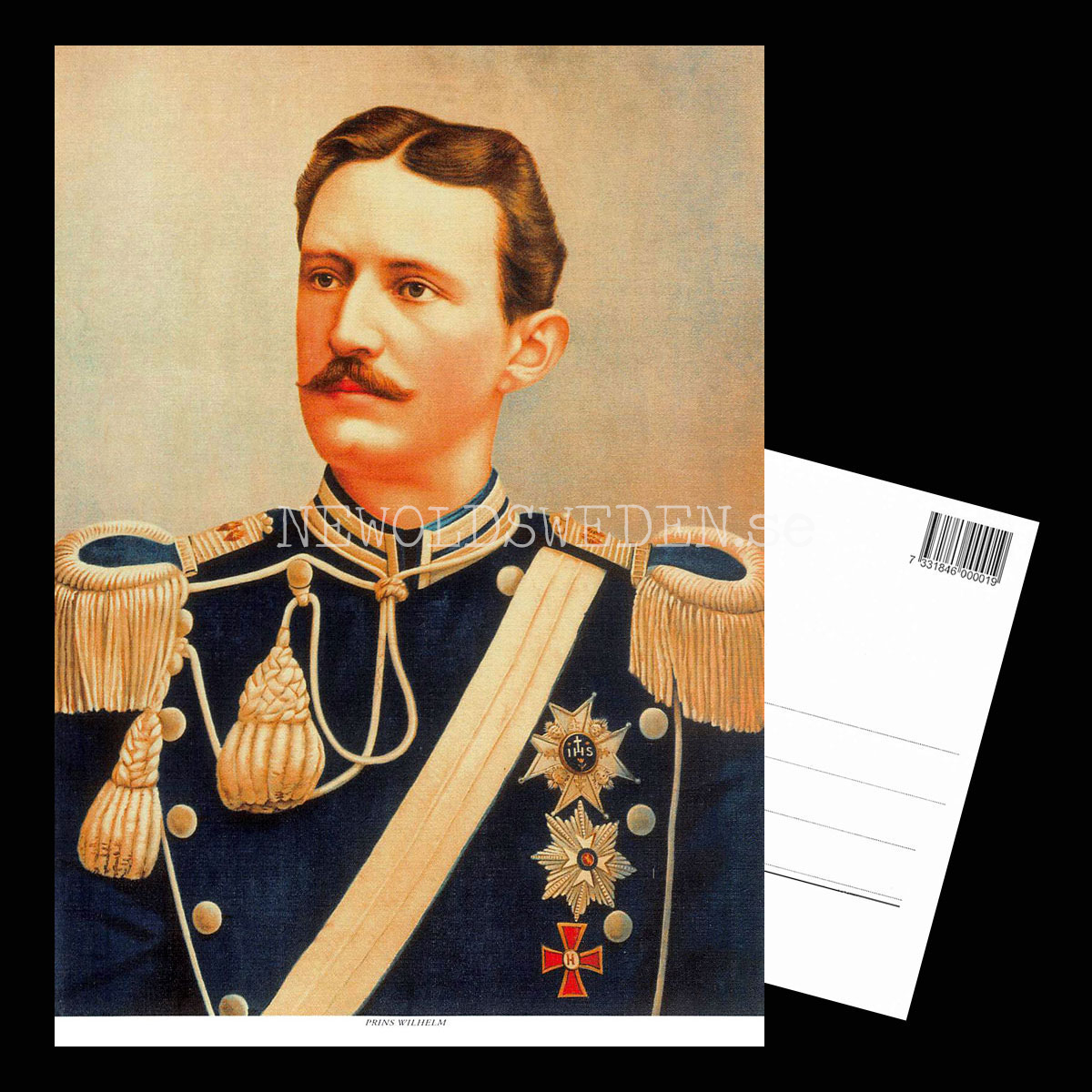 Prins Wilhelm 1884-1965 - Vykort A5 - 3