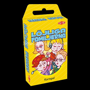 LÖJLIGA FAMILJERNA Kortspel - TACTIC