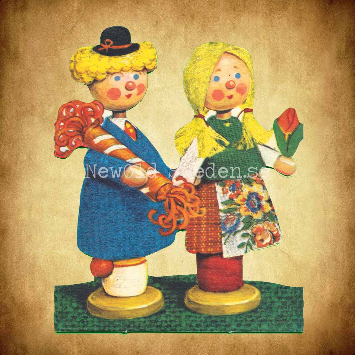 Pappersrader Gemenskap - 60 x 12 cm - R07