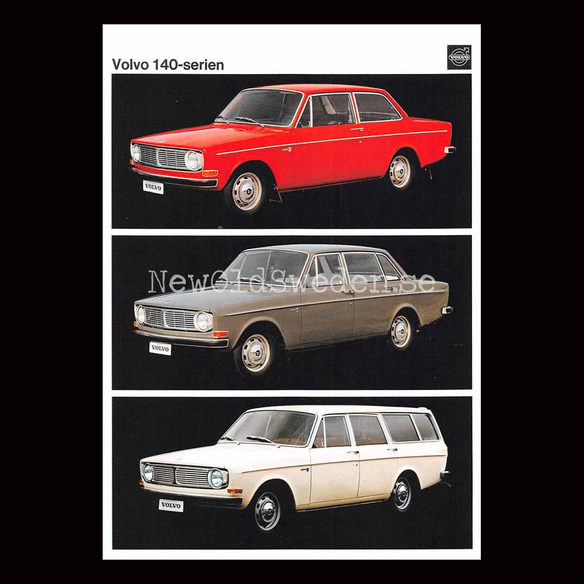 Volvo 140 Serien - Vykort A5