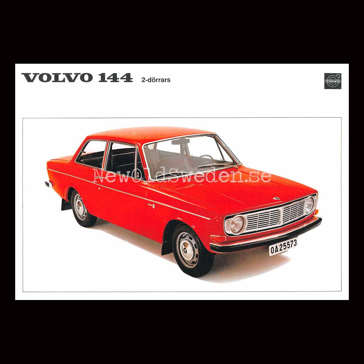 Volvo 144 2-dörrars - Vykort A5