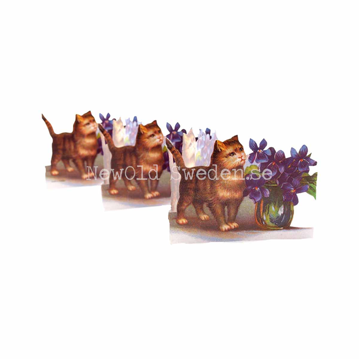 Pappersrader Katt - 65 x 9 cm - R07 - 4