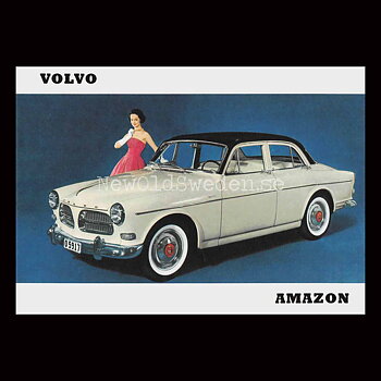 Volvo AMAZON - Vykort A5
