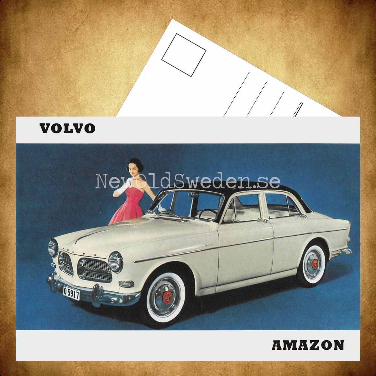 Volvo AMAZON - Vykort A5 - 3