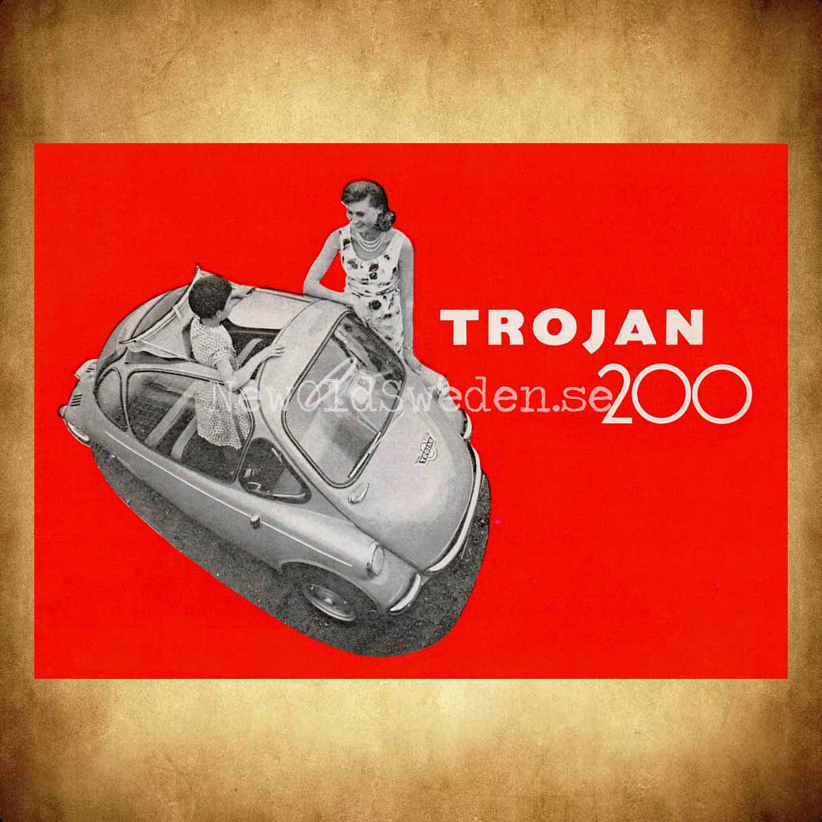 Trojan 200 - Vykort A5 - 2
