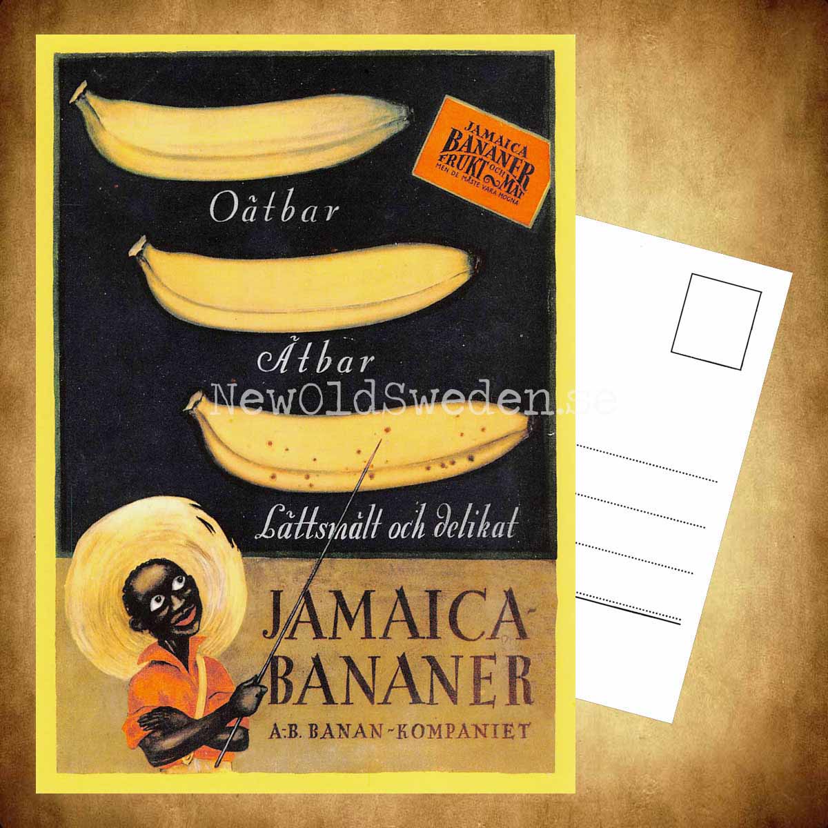 BANAN-KOMPANIET - Banan-skola - JAMAICA-BANANER - Vykort A5 - 3