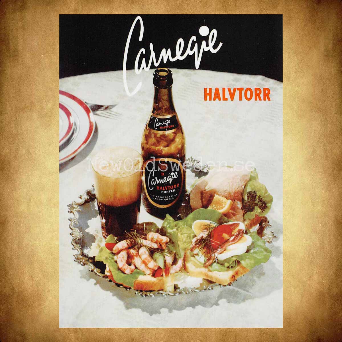 Carnegie Halvtorr Porter - Vykort A5 - 2