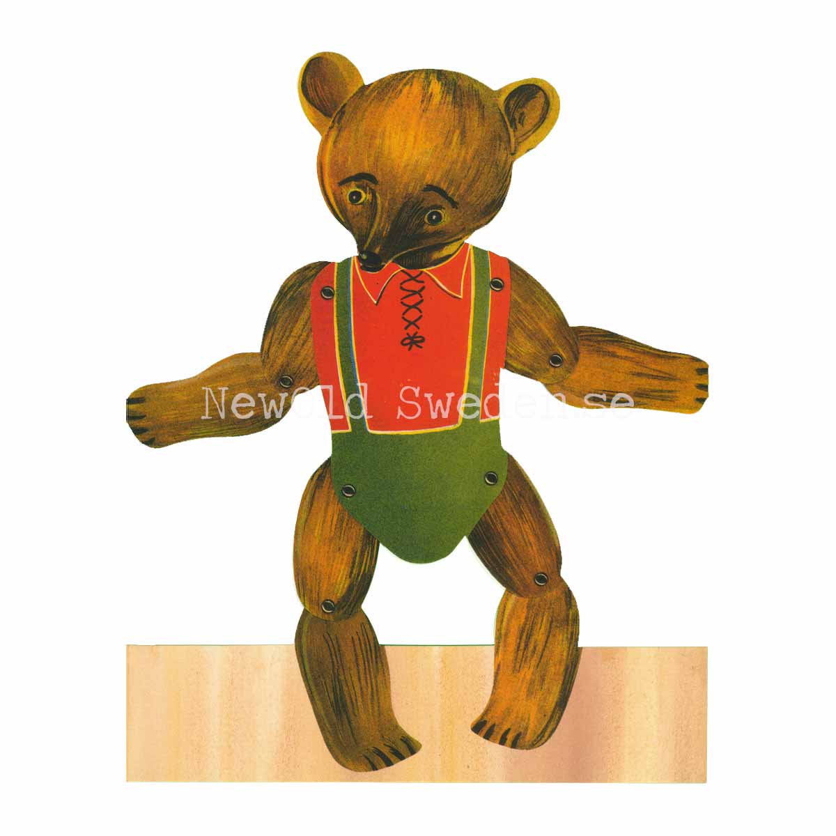 Pappersrader Teddy - 93 x 19 cm - R10 - 3