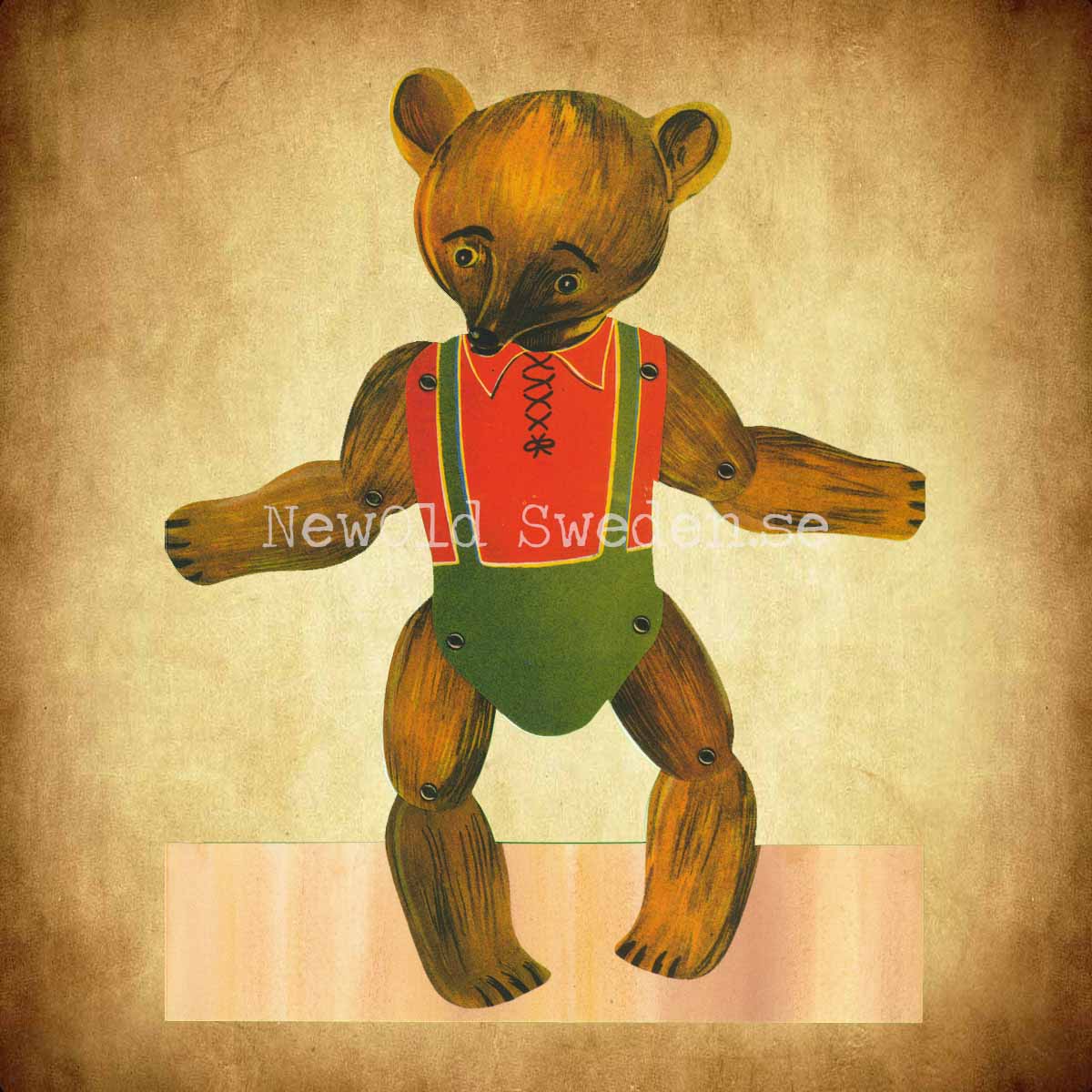 Pappersrader Teddy - 93 x 19 cm - R10
