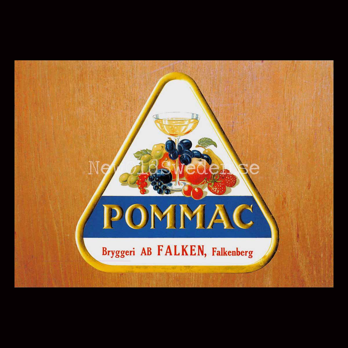 Pommac Bryggeri Falken Falkenberg - Vykort A5