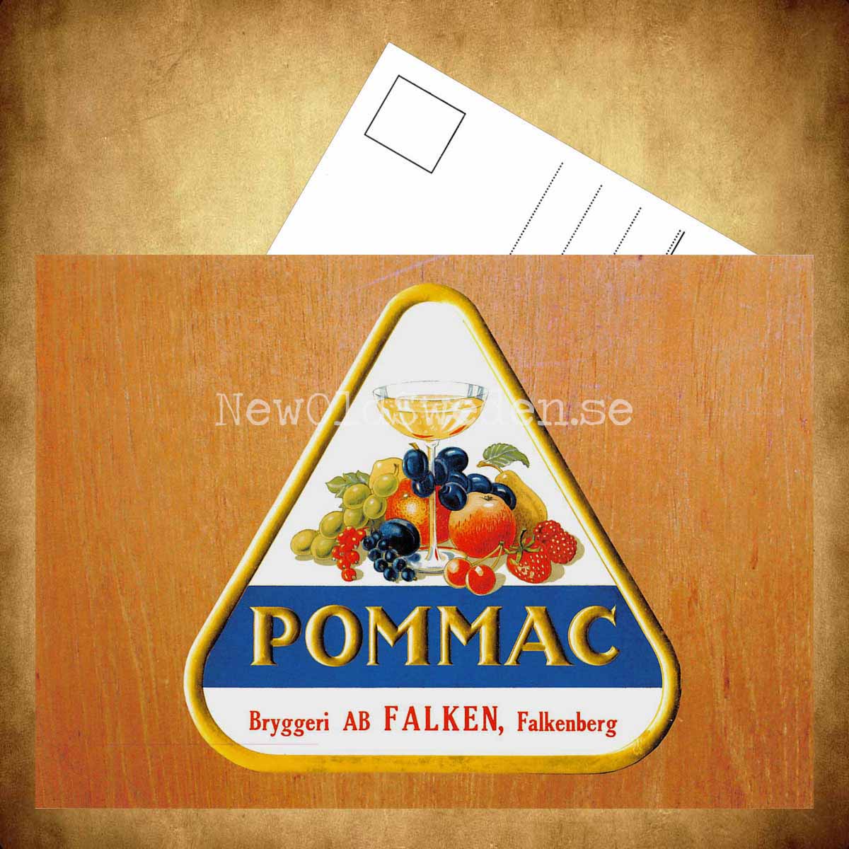 Pommac Bryggeri Falken Falkenberg - Vykort A5 - 3