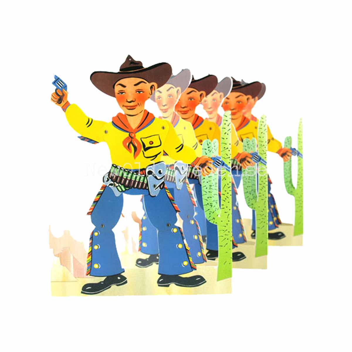 Pappersrad Cowboy 19 x 87 cm - R10 - 4