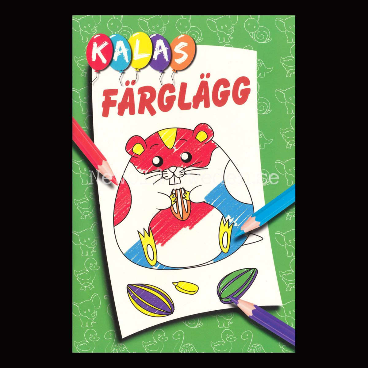 Målarbok KALAS FÄRGLÄGG Bok 3