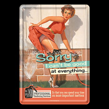 Sorry, I can´t be good at everything - METAL CARD T2