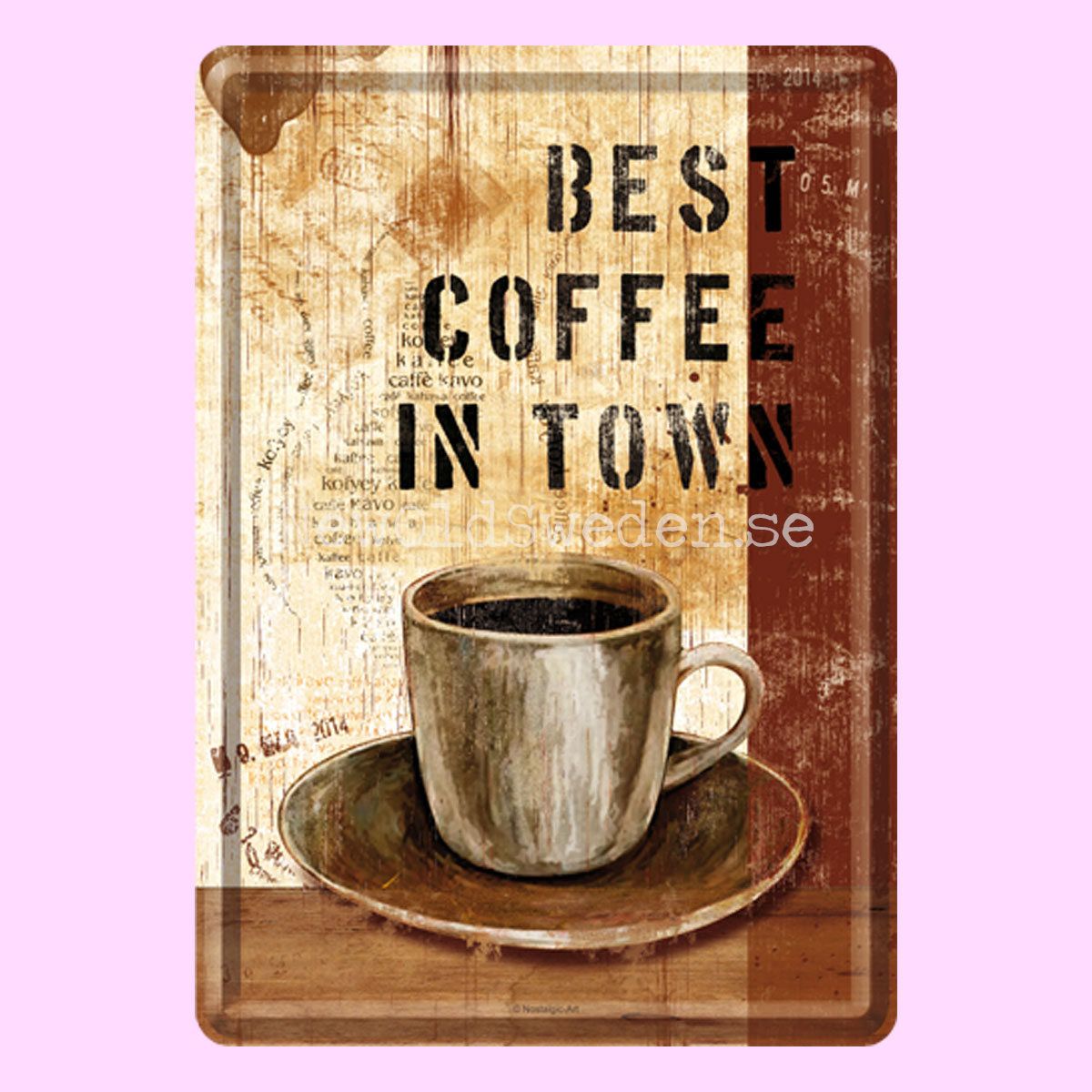 BEST COFFEE IN TOWN - METAL CARD T2 - 5