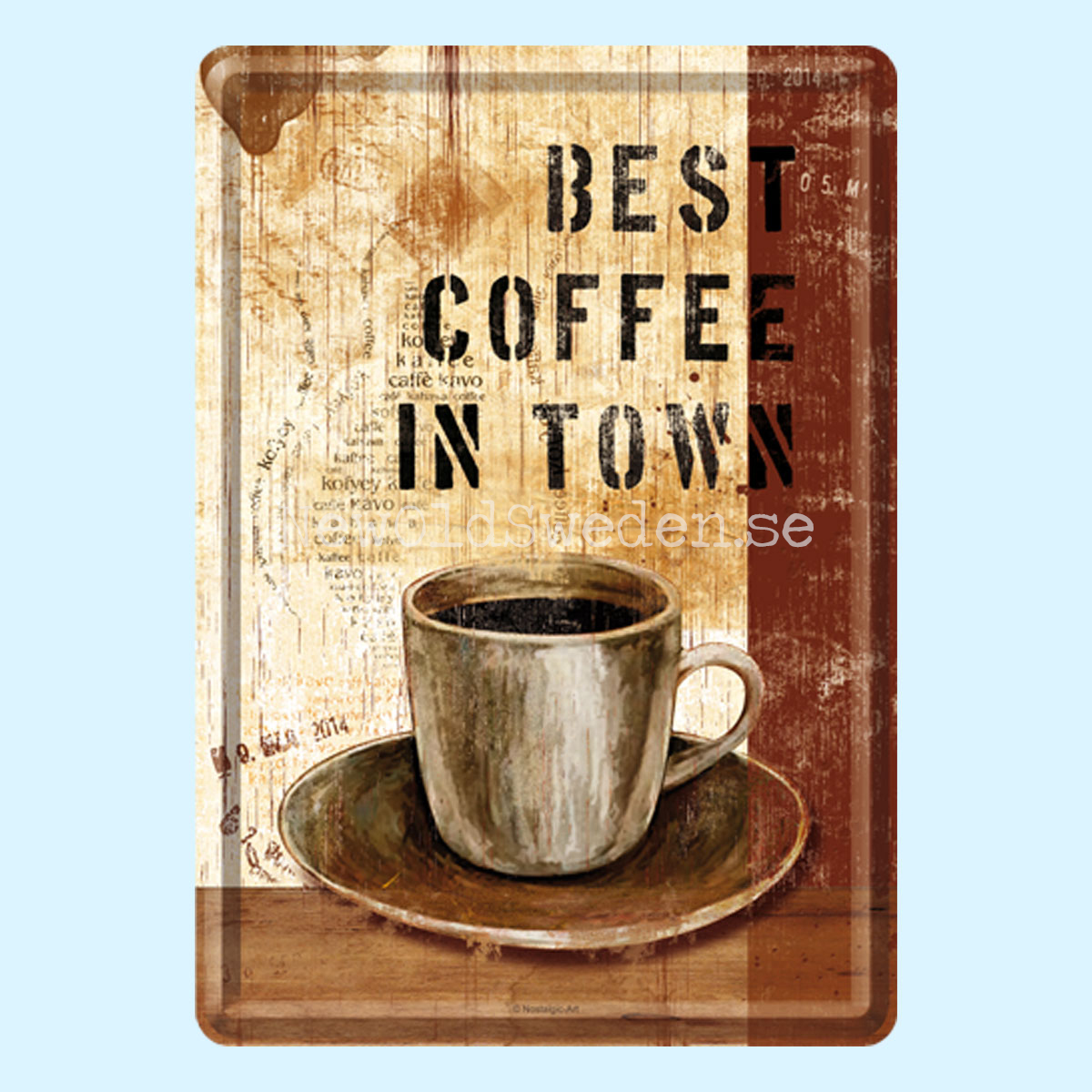 BEST COFFEE IN TOWN - METAL CARD T2 - 4