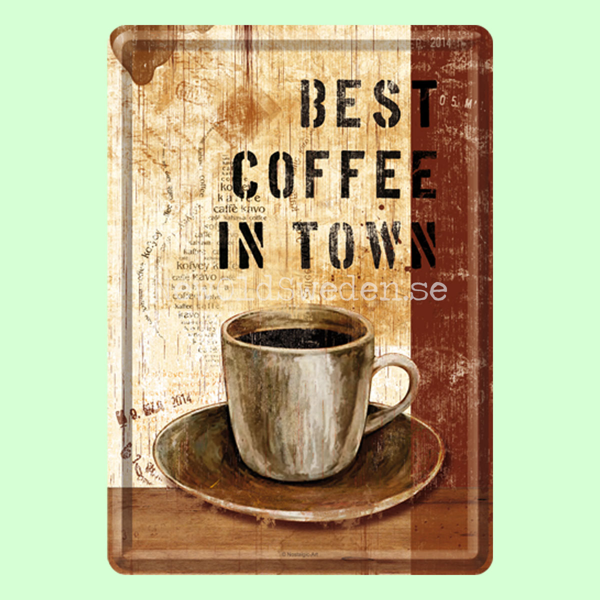 BEST COFFEE IN TOWN - METAL CARD T2 - 3
