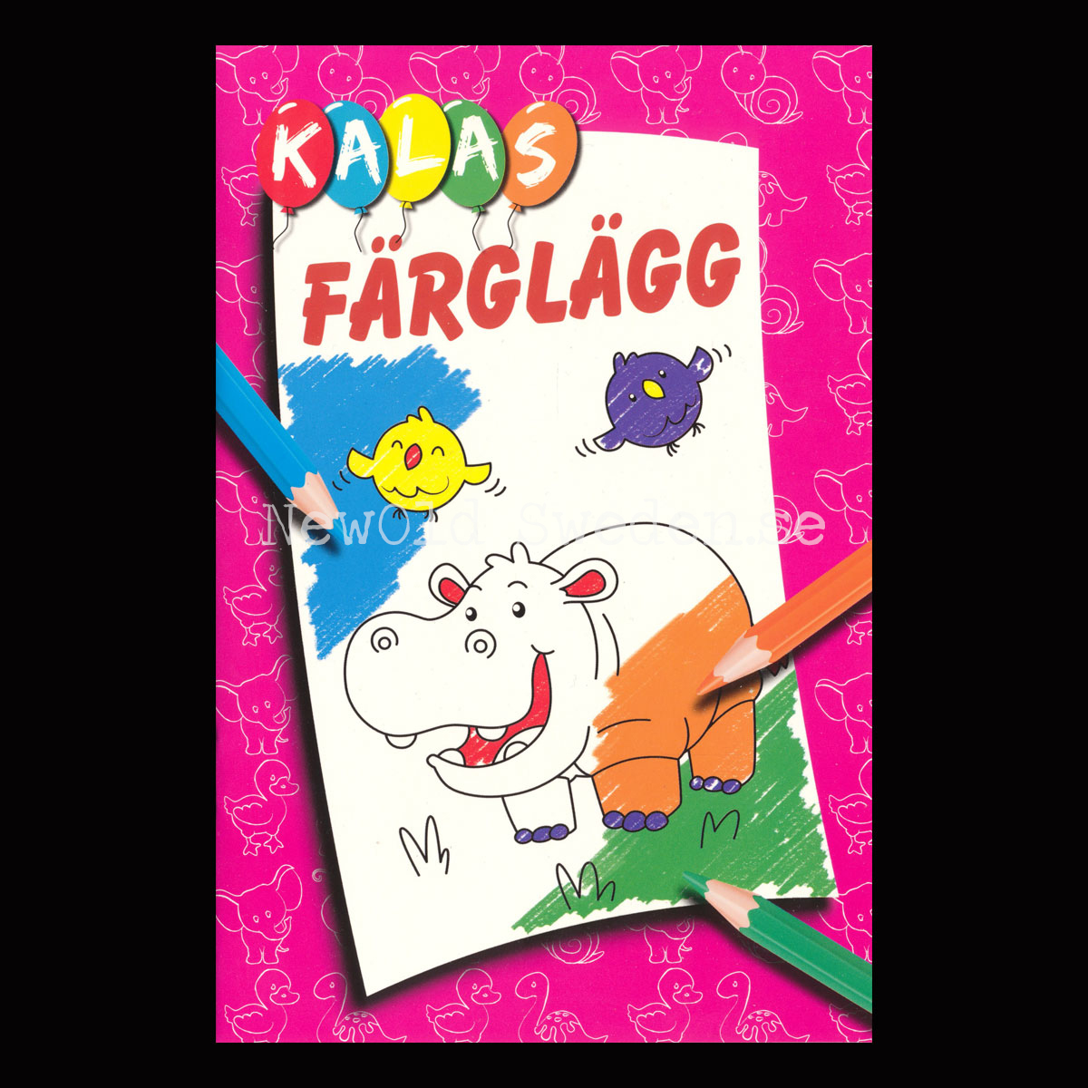 Målarbok KALAS FÄRGLÄGG Bok 2