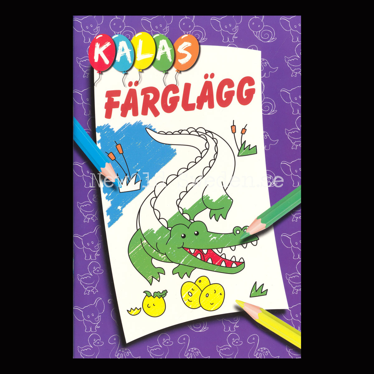 Målarbok KALAS FÄRGLÄGG Bok 7