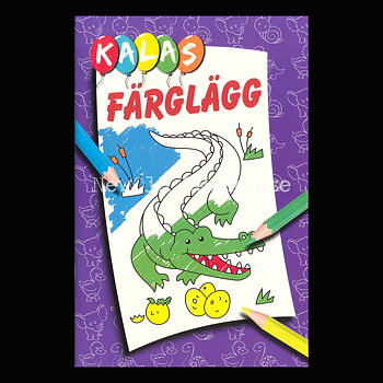 Målarbok KALAS FÄRGLÄGG Bok 7