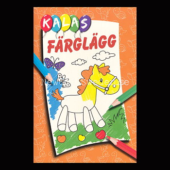 Målarbok KALAS FÄRGLÄGG Bok 5