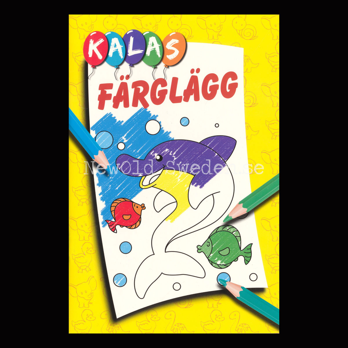 Målarbok KALAS FÄRGLÄGG Bok 10
