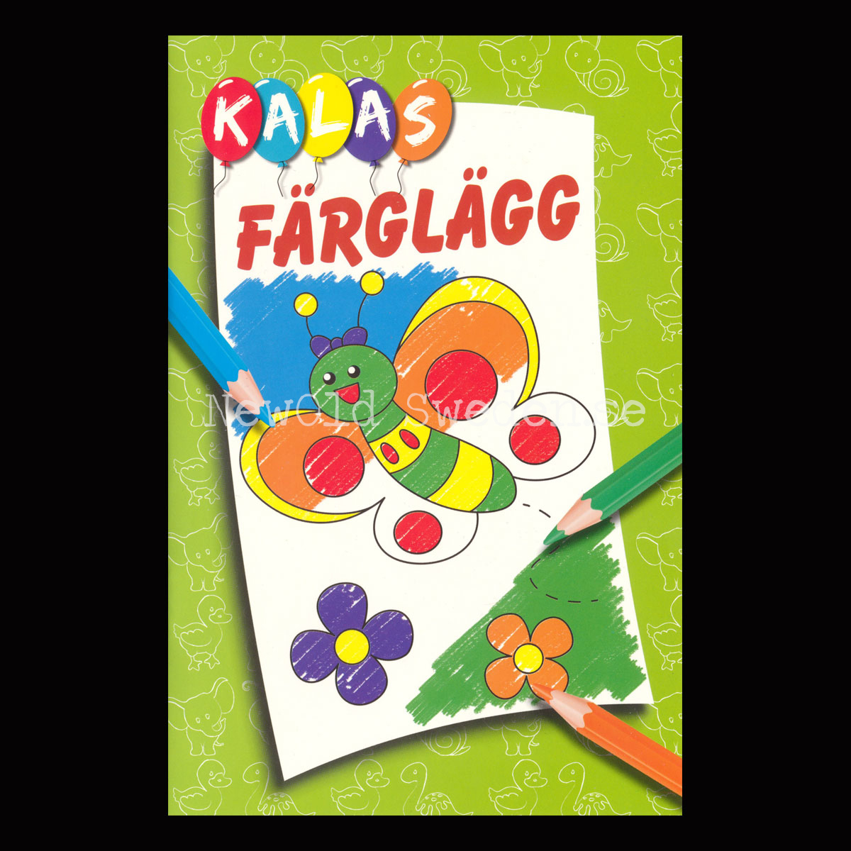 Målarbok KALAS FÄRGLÄGG Bok 4