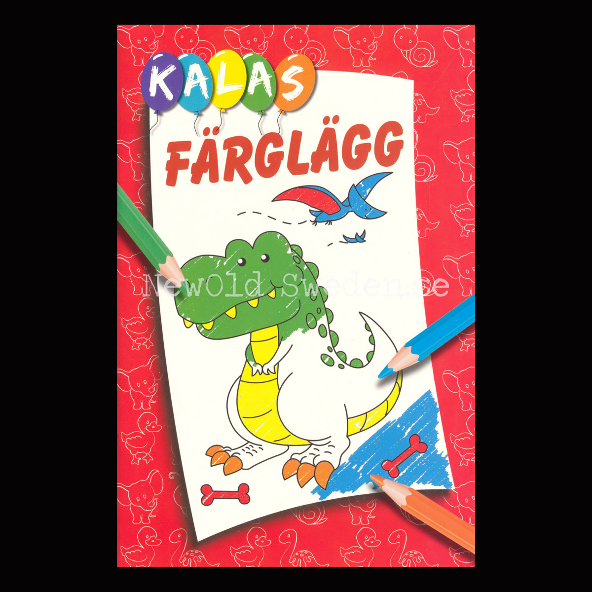 Målarbok KALAS FÄRGLÄGG Bok 8