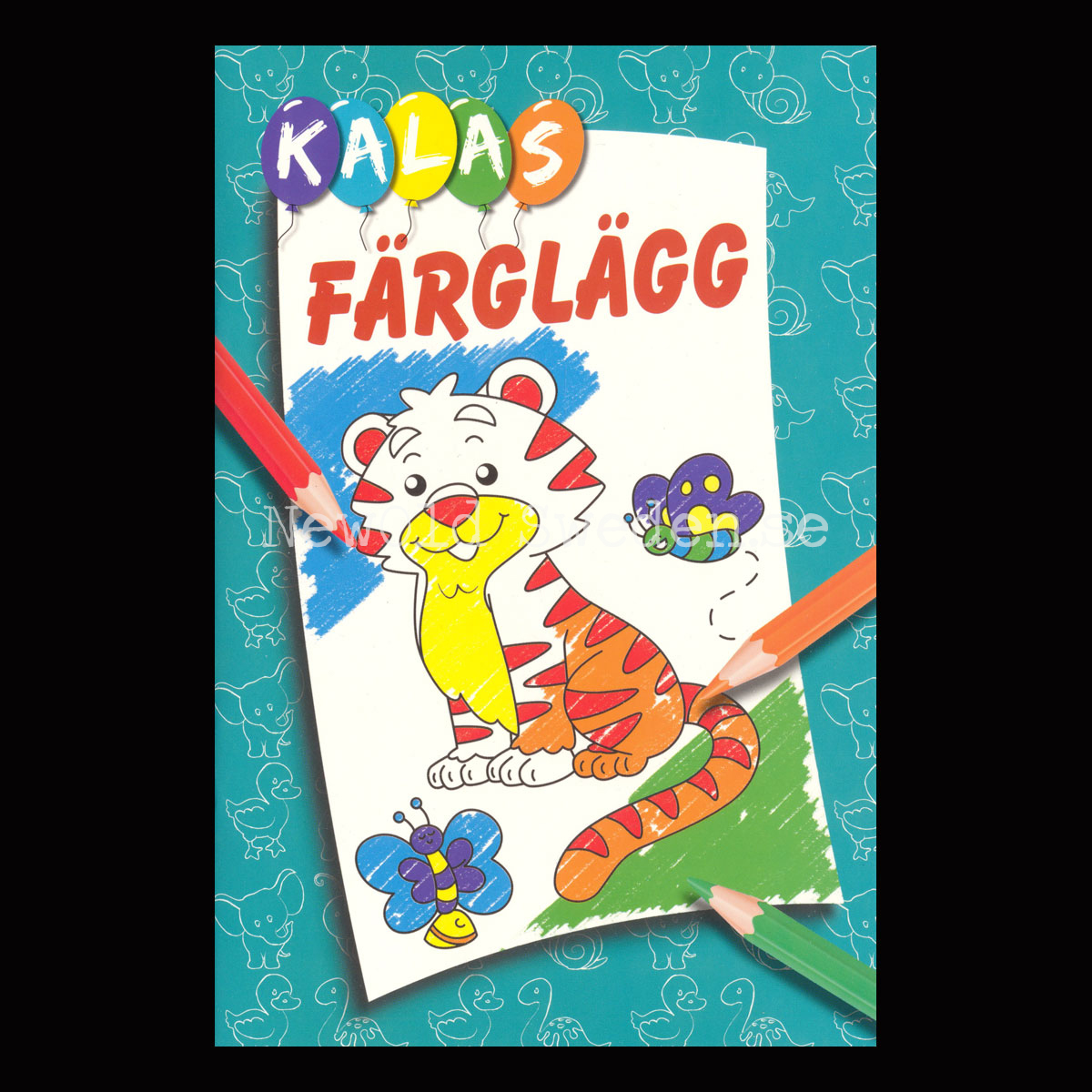 Målarbok KALAS FÄRGLÄGG Bok 9